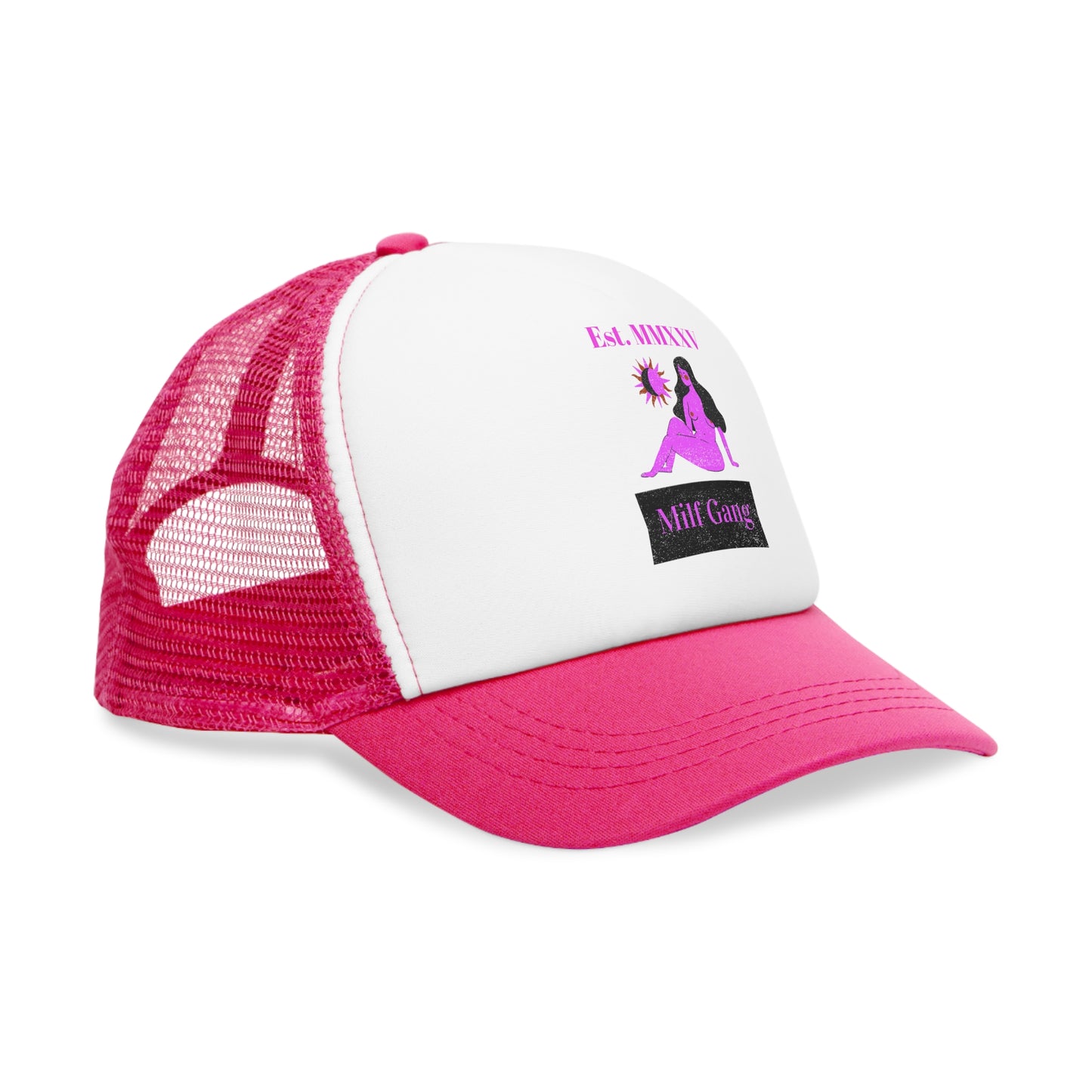 Milf Gang Mesh Cap - Trendy Hat for Women, Perfect Gift for Celebrations