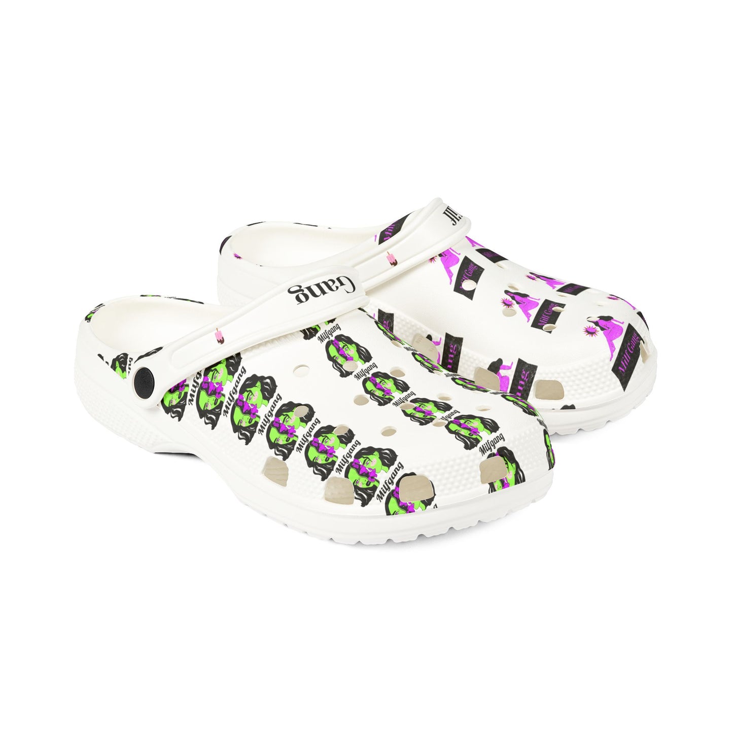 New Milf Gang EVA Foam Rubber Shoes (AOP)