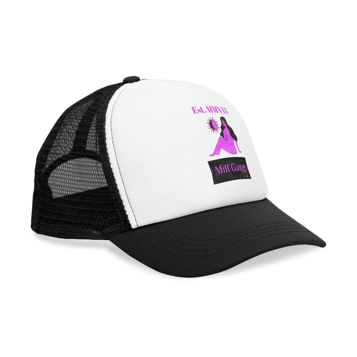 Milf Gang Mesh Cap - Trendy Hat for Women, Perfect Gift for Celebrations