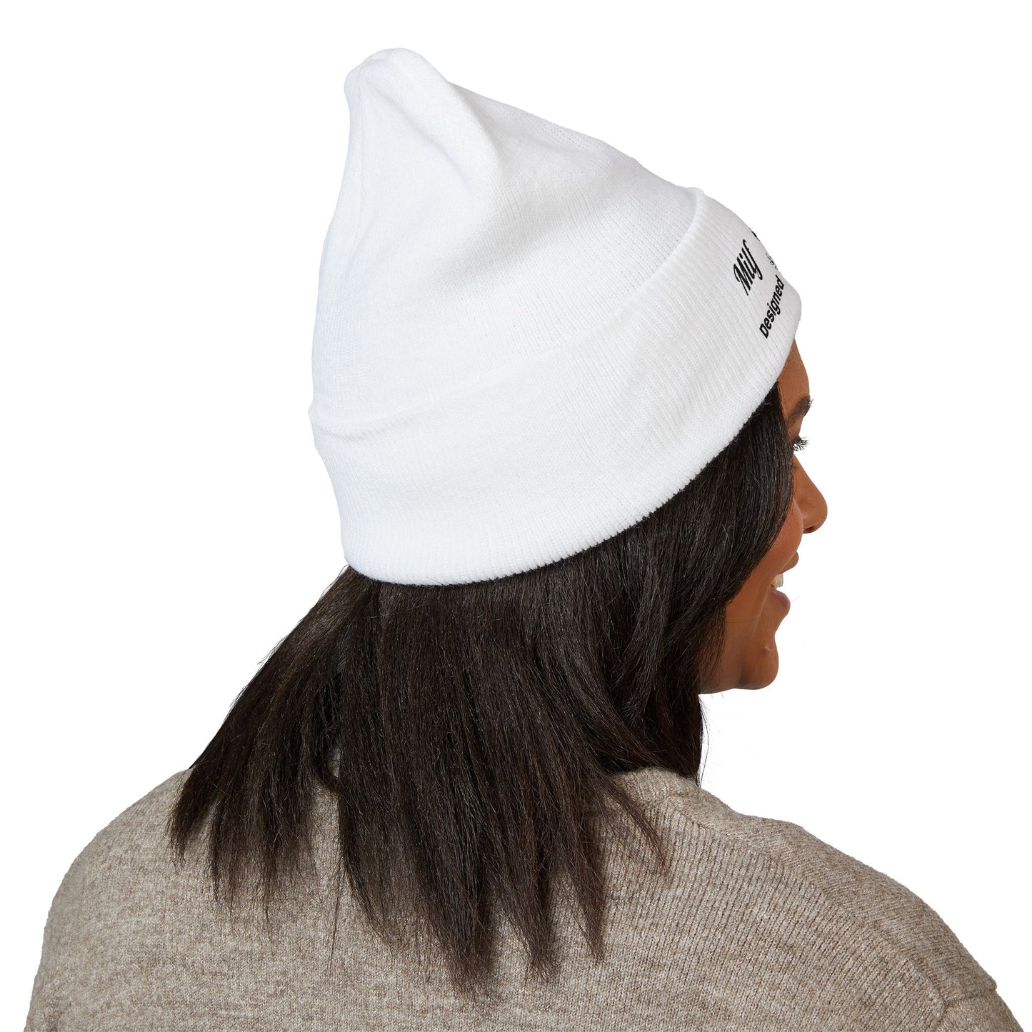 Embroidered 'MilfGang' Cuffed Beanie