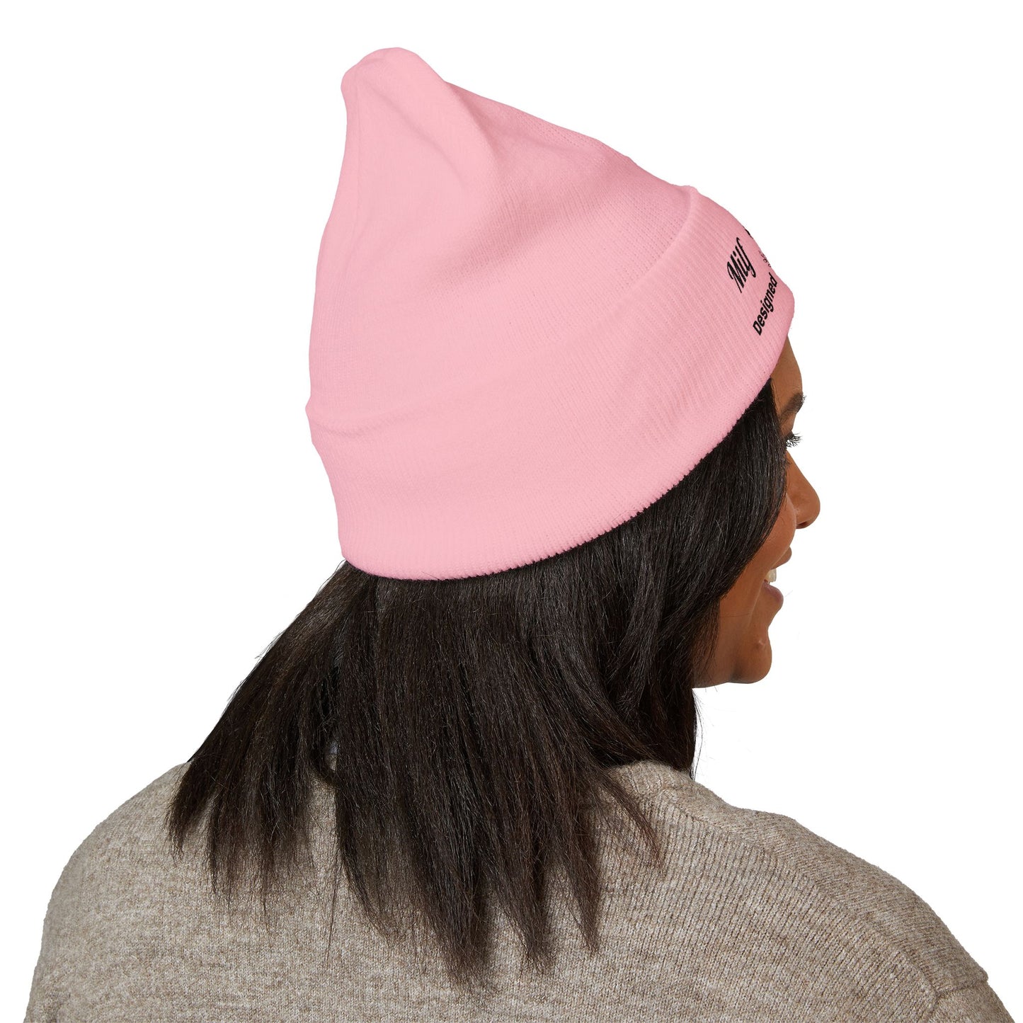 Embroidered 'MilfGang' Cuffed Beanie
