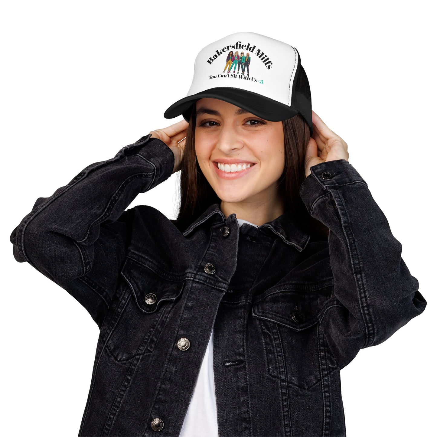 Bakersfield Mills 'You Can’t Sit With Us' Foam Trucker Hat