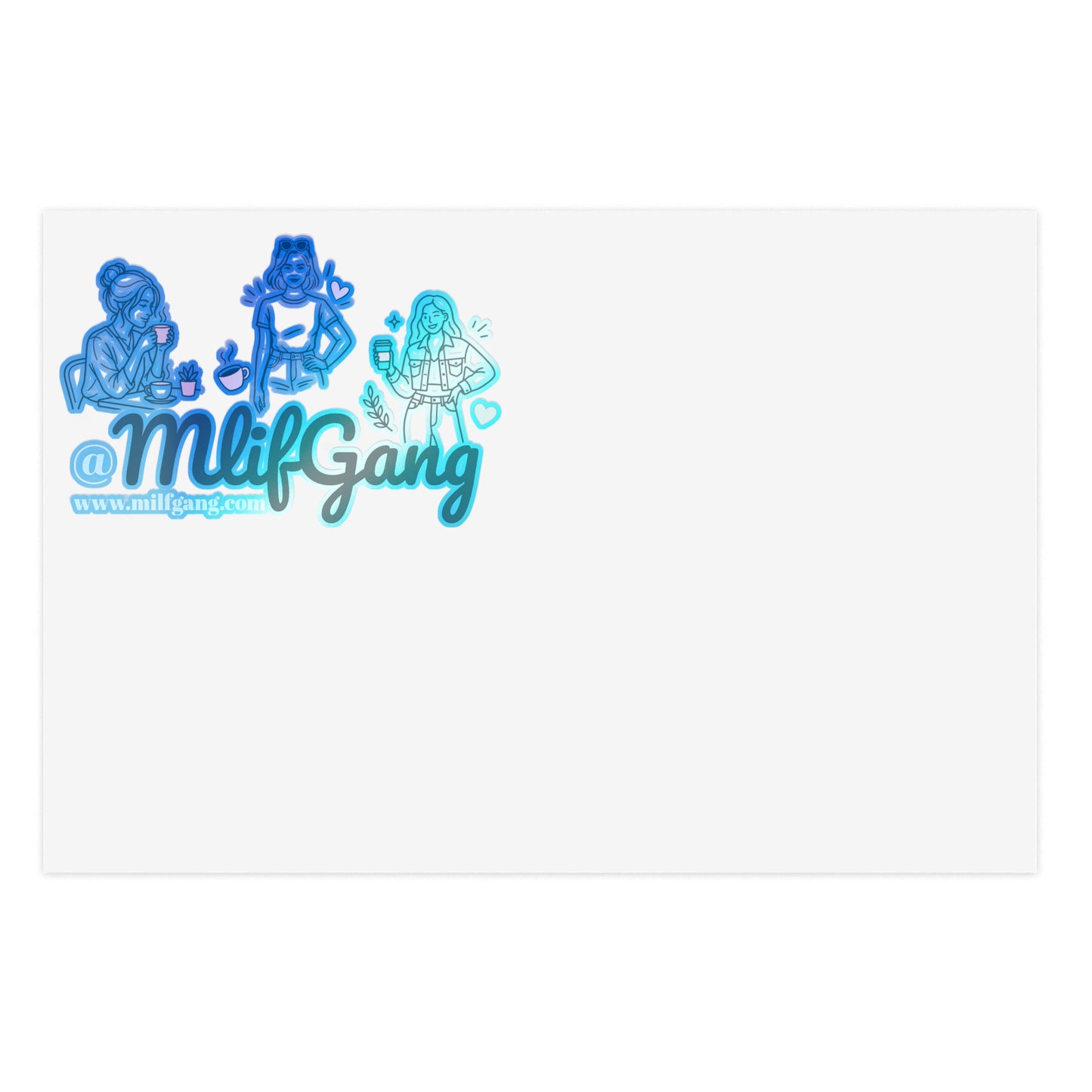 MILF Gang Sticker Sheet — Funny Mom Squad Vinyl Planner Stickers