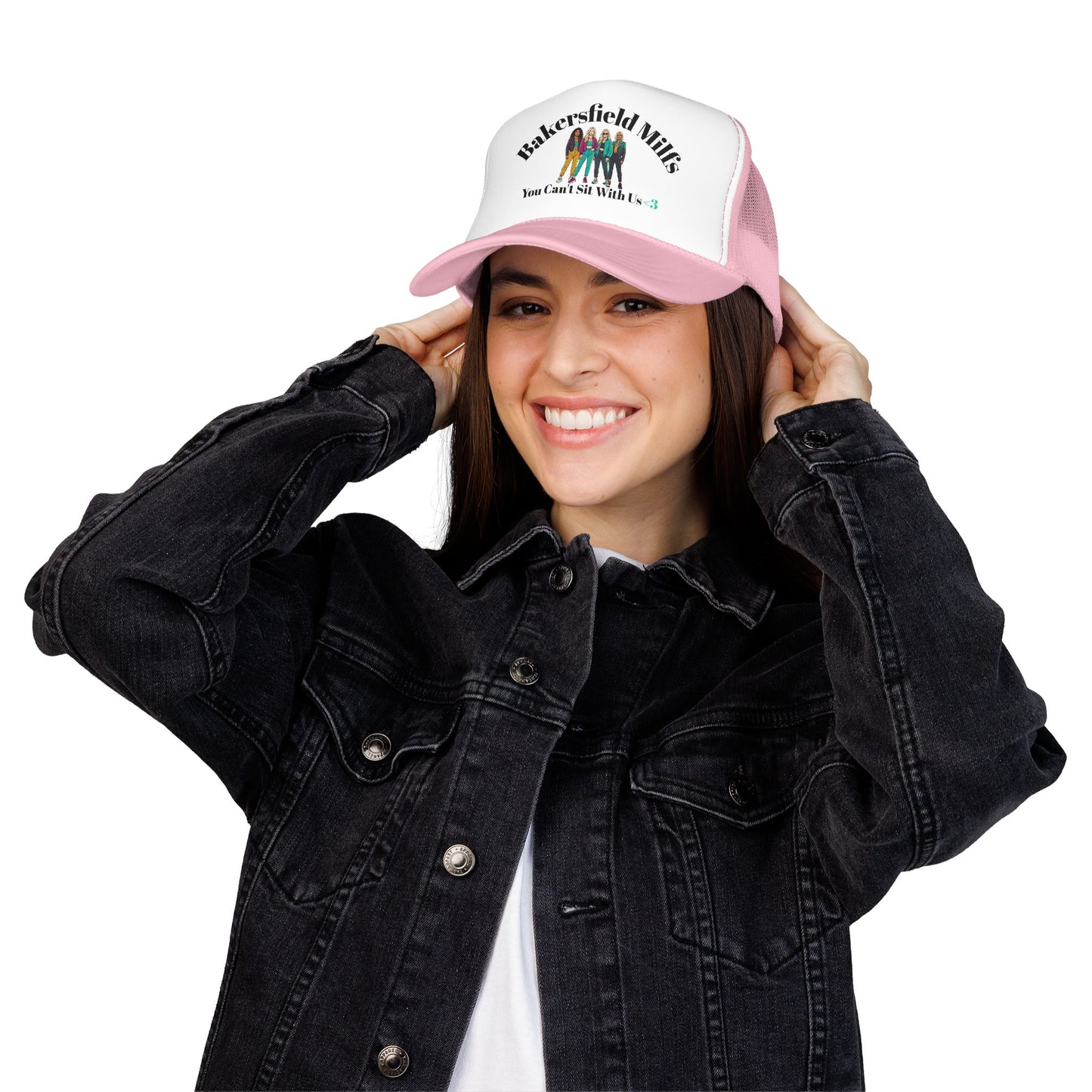 Bakersfield Mills 'You Can’t Sit With Us' Foam Trucker Hat