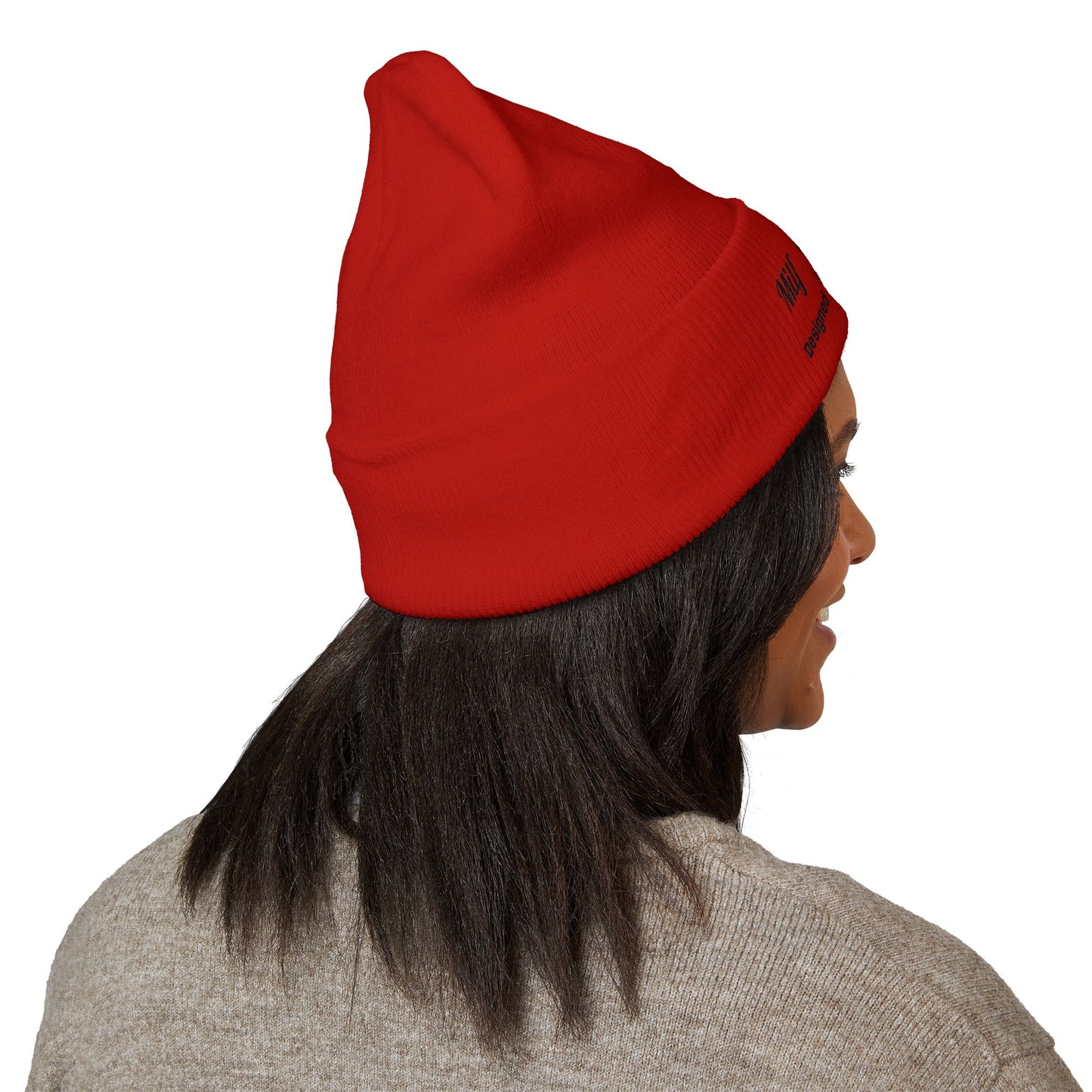 Embroidered 'MilfGang' Cuffed Beanie