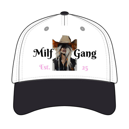 Baseball Cap Cowgirl MILF Gang Hat Design
