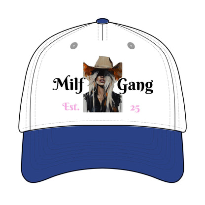 Baseball Cap Cowgirl MILF Gang Hat Design