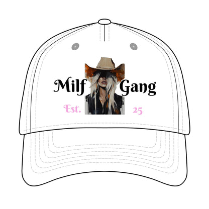 Baseball Cap Cowgirl MILF Gang Hat Design